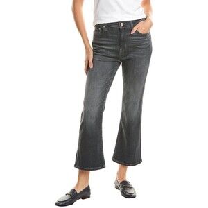 Current/Elliott The Boulevard Women's Size 26 Graphite Bootcut Crop Jeans NWT